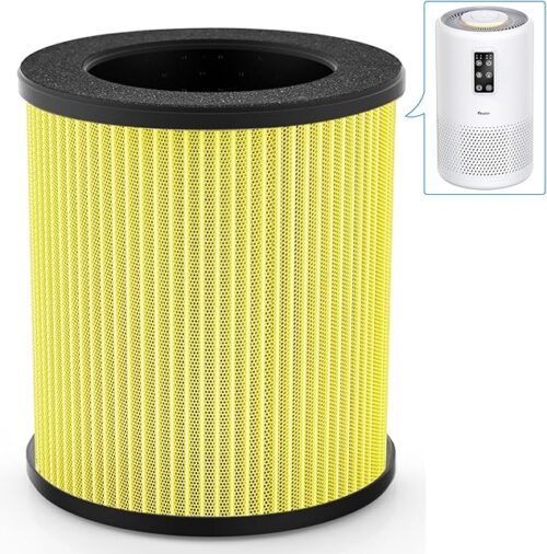 (1 PCS) Air Filter for Pet Dander, Pet Odor, Pet Fur, Pet Hair, B-D02U Replacement Filter, VEWIOR H13 True HEPA Air Cleaner Filter (Special for B-D02U Air Purifier)