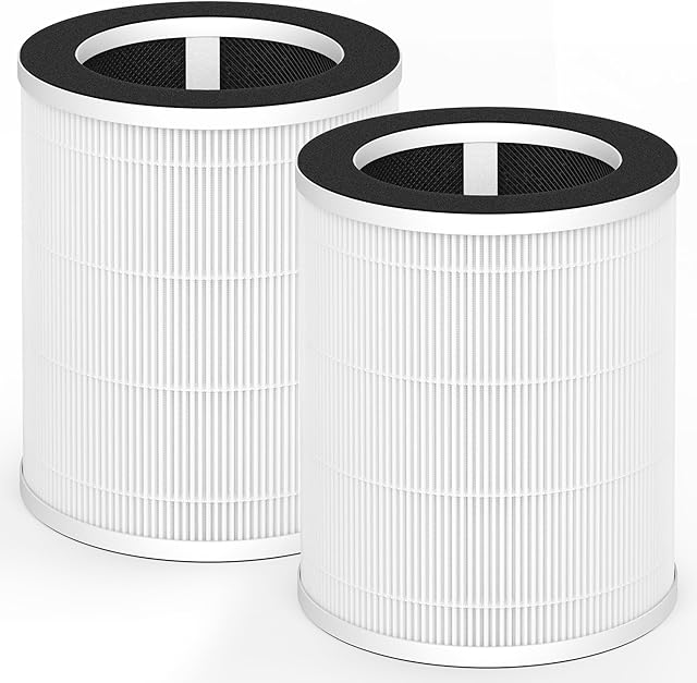 2-Pack P100 / P100 Pro Replacement Filter Compatible with Welov P100/P100 Pro Purifiers, High Efficiency Filtration Systems