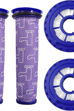 Vacuum Ball Animal 2 Ball Animal 3 Filter Replacement,for Dyson DC41, DC65, DC66, UP13, UP20 UP30 Animal, Multi Ball Upright Vacuum Cleaner,Part # 920769-01&920640-01, 2 Pack