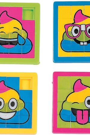 The Rainbow Poop Smile Slide Puzzles (Set of 12)