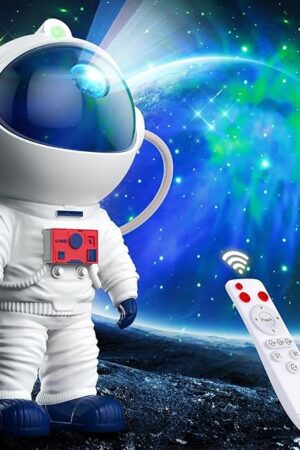 Astronaut Galaxy Projector, Star Projector for Bedroom, Nebula Night Light with Timer and Remote, LED Space Galaxy Lamp for Room Decor, Home Decor, Gifts for Kids, Christmas, Birthday