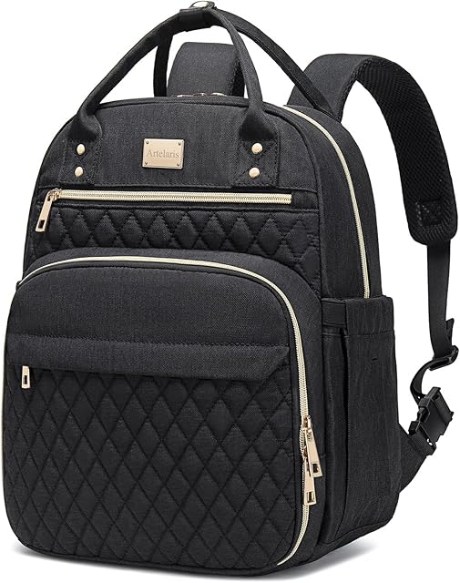 Artelaris Stylish Insulated Lunch Backpack for Women , Waterproof Travel Cooler Bag for Teacher Nurse Work School Picnic Book