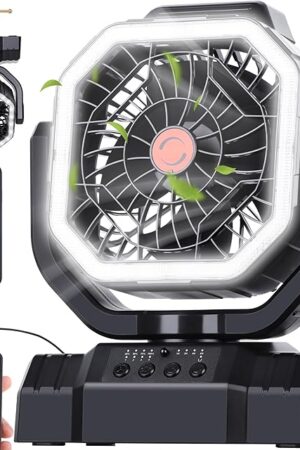 AVV Rechargeable Fan Portable Auto Oscillating