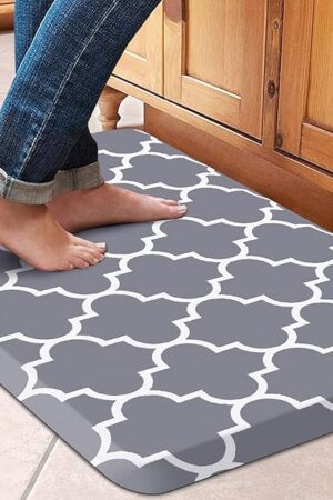 WISELIFE Cushioned Anti-Fatigue Kitchen Mat and Rugs, Non Slip Waterproof Ergonomic