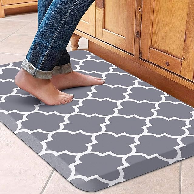 WISELIFE Cushioned Anti-Fatigue Kitchen Mat and Rugs, Non Slip Waterproof Ergonomic