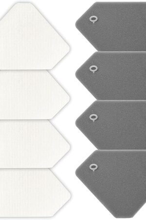 4 Pack BU3523 BU3120 Pre-Motor Foam Felt Filter Kits compatible with Shark BU3120 Clean Lightweight Cordless Cleaner, Shark BU3523 Clean Empty Cordless Stick Vacuum, Auto Empty System, XFBU3000