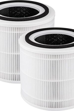 240 Replacement Filters Compatible with Puroair 240 Air Purifier, 3-in-1 Filtration System 240 HP-14 Filter with Activated Carbon Filter, 2-Pack