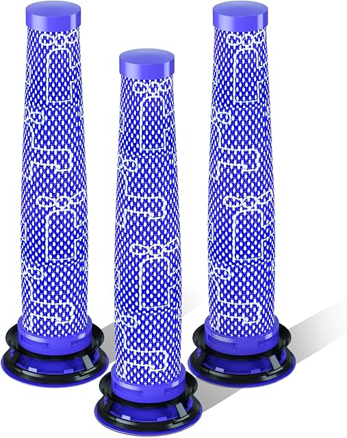 Vacuum filter replacement parts Compatible with Dyson V6/V7/V8 Animal, V8 Absolute & SV10 Cordless Vacuum Cleaners, Replaces Part # 965661-01