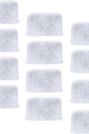 Charcoal Water Filter for Cuisinart SS-10, SS-15, SS-700, DCC-1200, DCC-3200, DCC-3000(P1) Coffee Makers Filter Replacement (12Pack).