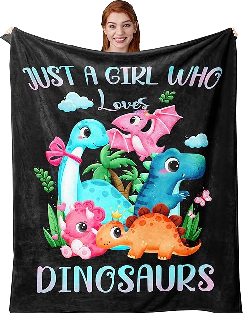 Amonee-YL Dinosaur Blanket 40"X50"