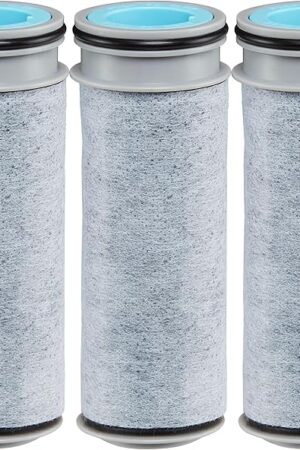 Brita Stream Water Filter Replacements for Stream Pitchers and Dispensers, Lasts 2 Months, Reduces Chlorine Taste and Odor, 3 Count