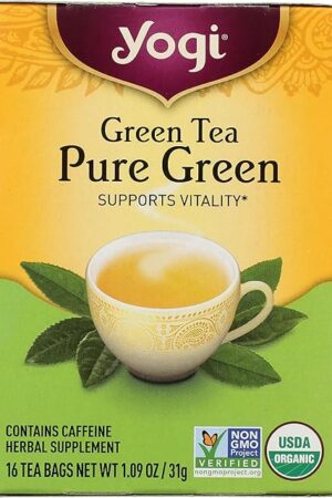 Yogi Tea, Green Tea Pure Green, 16 Count