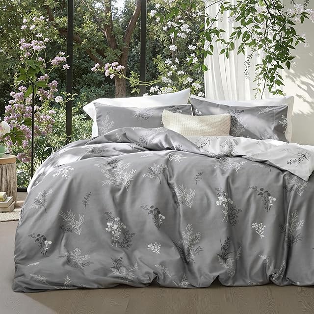 Bedsure Duvet Cover Set Bedding Set with Zipper Closure
