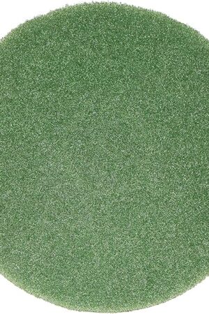 BISSELL BigGreen Commercial 437.056BG Cleaning Pad for BGEM9000 Easy Motion Floor Machine, 12", Green,1 Count (Pack of 1)