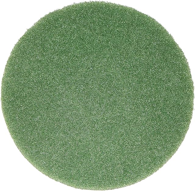 BISSELL BigGreen Commercial 437.056BG Cleaning Pad for BGEM9000 Easy Motion Floor Machine, 12", Green,1 Count (Pack of 1)