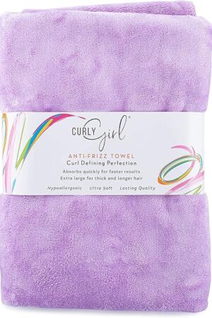 Curly Girl Towel Microfiber Hair Drying Towel for Women, Anti-Frizz Fast Drying Absorbent