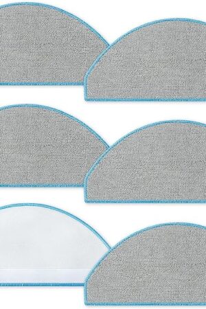6 Pcs Replacement Mop Pads for iRobot Roomba Combo Essential Series Y0140, Roomba Combo Y0110 Robot Vacuum Cleaner, Washable and Reusable Mop Pads