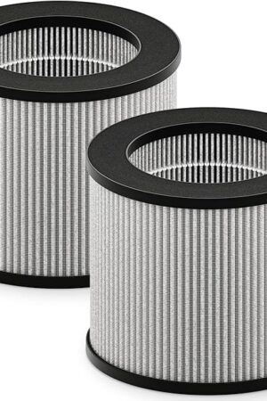 2801 Replacement Filter for Bissell MyAir Personal Air Purifier 2801, 2780, 2780A, 2780B, 2780P, 27809, Hight Efficiency and Carbon Filter, 2 Pack