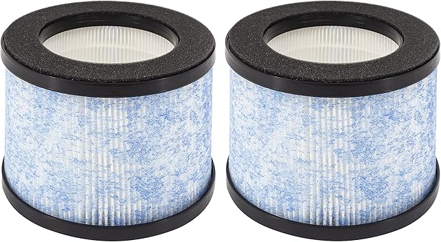 C102/MA-04GB Filter Replacement, Compatible with Miko MA-04GB & C102 IBuki and Okaysou AirMic4S Air Purifier, Compare to MA-01CW & MA-04GB Filter, 2 Pack