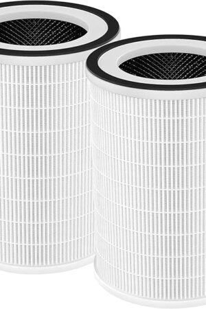 2 Pack H13 True HEPA Replacement Filters for Afloia KILO, KILOPLUS, KILOPRO, MIRO, MIRO PRO and MORENTO MR-Kilo, Kalo Air Purifier, 3-Stage High Efficiency Filtration System
