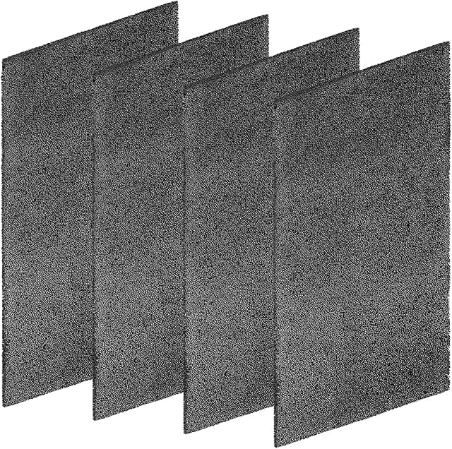 4Pack Replacement Filters for Whynter Portable Air Conditioners Compatible with ARC-14S, ARC-14SH, ARC-141BG and ARC-143MX, Activated Carbon Filters for Portable Air Conditioner