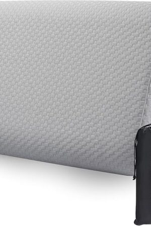 Camping Pillow with Washable Cover - Travel Essentials, Memory Foam Backpacking Pillow, Portable for Camping, Air Travel, Hiking, Beach, Hammock (Grey)