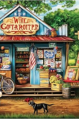 The Puzzles 300 Pieces for Adults | HT Vegetable Store Puzzles | Recycled Cardboar Jigsaw Puzzles 300 Pieces | Challenging Family Activity Great Gift Idea for Family Friends | 20.5 X 15 inches