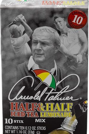 AriZona Arnold Palmer Half Lemonade Half Iced Tea Stix, 6 Pack | Low Calorie | 10 Count Per Box | Single Serving Drink Powder Packets | Just Add Water for Refreshing Iced Tea Beverage