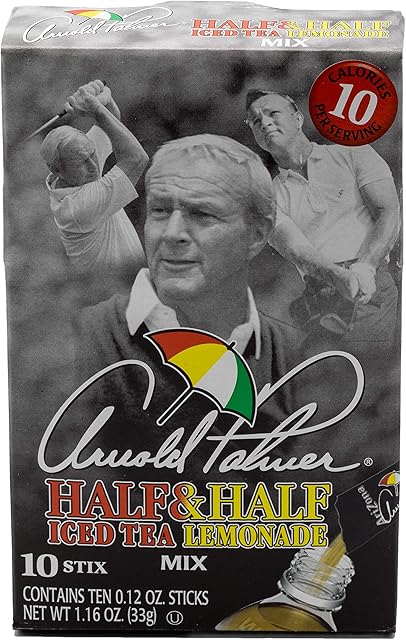 AriZona Arnold Palmer Half Lemonade Half Iced Tea Stix, 6 Pack | Low Calorie | 10 Count Per Box | Single Serving Drink Powder Packets | Just Add Water for Refreshing Iced Tea Beverage