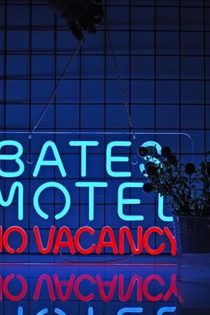 Bneonate LED Neon Sign, Dimmable Motel Neon Signs for Wall Decor, USB Powered No Vacancy Neon Light for Beer Pub Club Office Party Art Lights