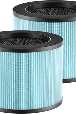 2-Pack F100 Filter Compatible with Instant AP100 Air Purifier, 4-Stage Filtration with H13 Grade and Activated Carbon Filter, Compare to F100 Filter