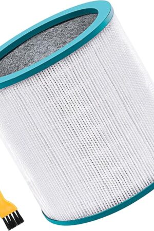 1 Pack True HEPA Replacement Air Purifier Filters for Dyson Tower Purifier Pure Cool Link TP01 TP02 TP03 BP01, AM11, Dyson BP01 Models, Compared to Part # 968126-03 - Premium Activated Carbon Filters