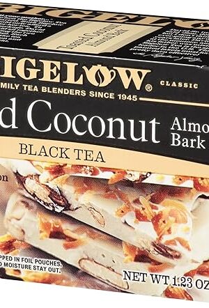 Bigelow Toasted Coconut Almond Bark 36 Tea Bags (2 boxes of 18)