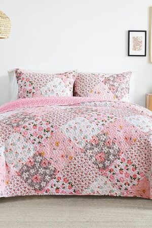 Whale Flotilla Boho Reversible Lightweight Quilts Bedspreads Coverlets Quilt Bedding Set