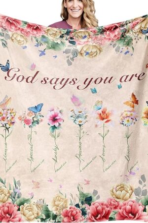 Birthday Gifts for Women Christian Gifts for Women, Religious Gifts Blankets for Woman Gift for Birthday 60"X50"
