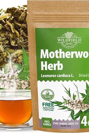 4 oz. Motherwort Tea Dried Motherwort Herb Tea (Leonurus Cardiaca) - 113g Leonurus Cardiaca (Cola De León)