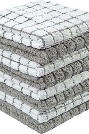 Bumble Soft Highly Absorbent Kitchen Towels Dish Cloths Tea Towel Set Dish Towels
