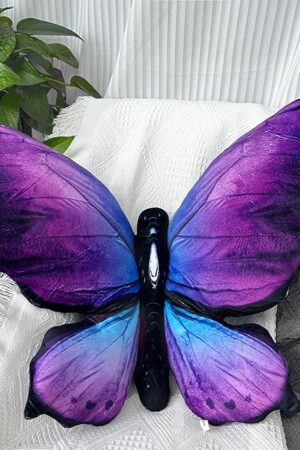 Butterfly Decorations Pillow Decorative Throw-Pillow Stuffed Animal Plush Gifts for Women Decor for Room Home Garden 24.4" x 16.5"