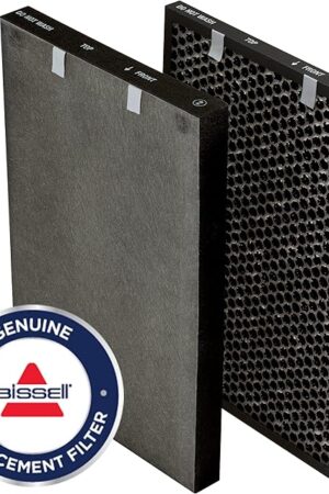 BISSELL air220 Air Purifier Replacement HEPA + Pre-Filter and Activated Carbon Filter Pack, New Genuine OEM Part, 3315, Black