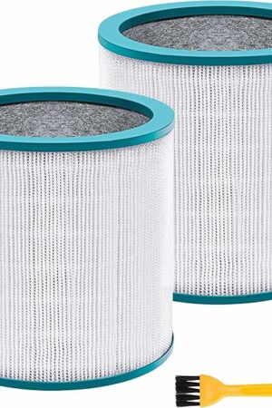 2 Pack Replacement Air Purifier Filters for Dyson Tower Purifier Pure Cool Link TP01 TP02 TP03 BP01, AM11, Dyson BP01 Models, Compared to Part # 968126-03 - Premium Activated Carbon Filters