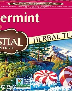 Celestial Seasonings Peppermint Herbal Tea, 20 ct