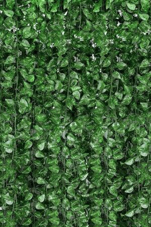 360 Feet 48 Pack Fake Greenery Hanging Garland, Ivy Leaf Plants, Vine Leaves, Fake Flowers Foliage for Bedroom Garden Wall Decor