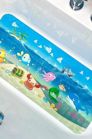 BOPPIE Non-Slip Bath Mat Bathtub Tub Mats XL Large 35X15 Inches