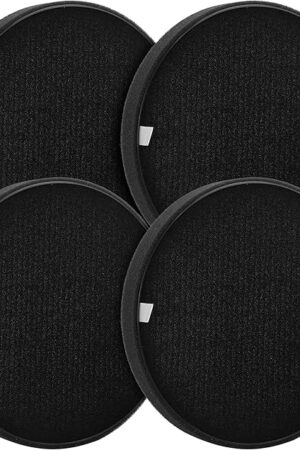 4-Pack Halo Replacement Filter, Compatible with Pure Enrichment PureZone Halo Purifier PEAIRDSK, 2-in-1 Filters