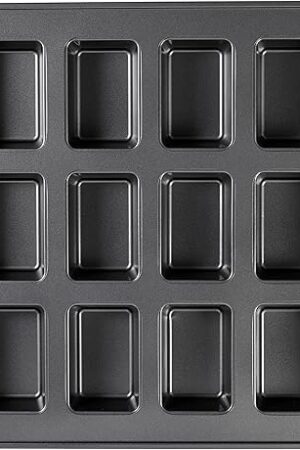Wilton Perfect Results Premium Non-Stick Bakeware Mini Loaf Pan, 18-Cavity