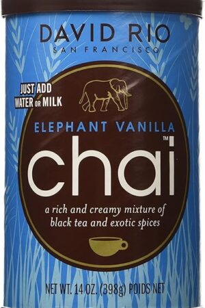 David Rio Elephant Vanilla Chai, 14oz. - 2 canisters