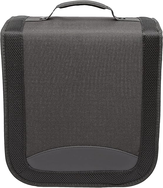 Amazon Basics Polyester CD/DVD Portable Storage Binder, 400-capacity, Black