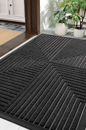 Arotive Front Door Mat Indoor Outdoor Rubber Doormats Entryway Floor Mats 29.5x17