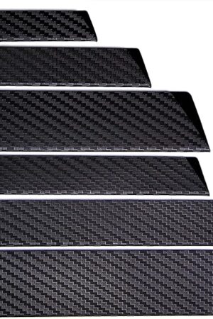 Asaya Professional Knife Edge Guards -Universal Blade Covers - Extra Strength, ABS Plastic and BPA-Free Felt Lining, non-Toxic and Food Safe - Knives Not Included (6Pcs)