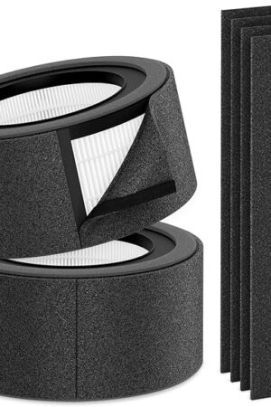 2 Pack Z-1000 Filter Replacement + 4 Extra Activated Carbon Pre-Filters | Compatible with TruSens Z-1000 (Model AFH-Z1000-01)